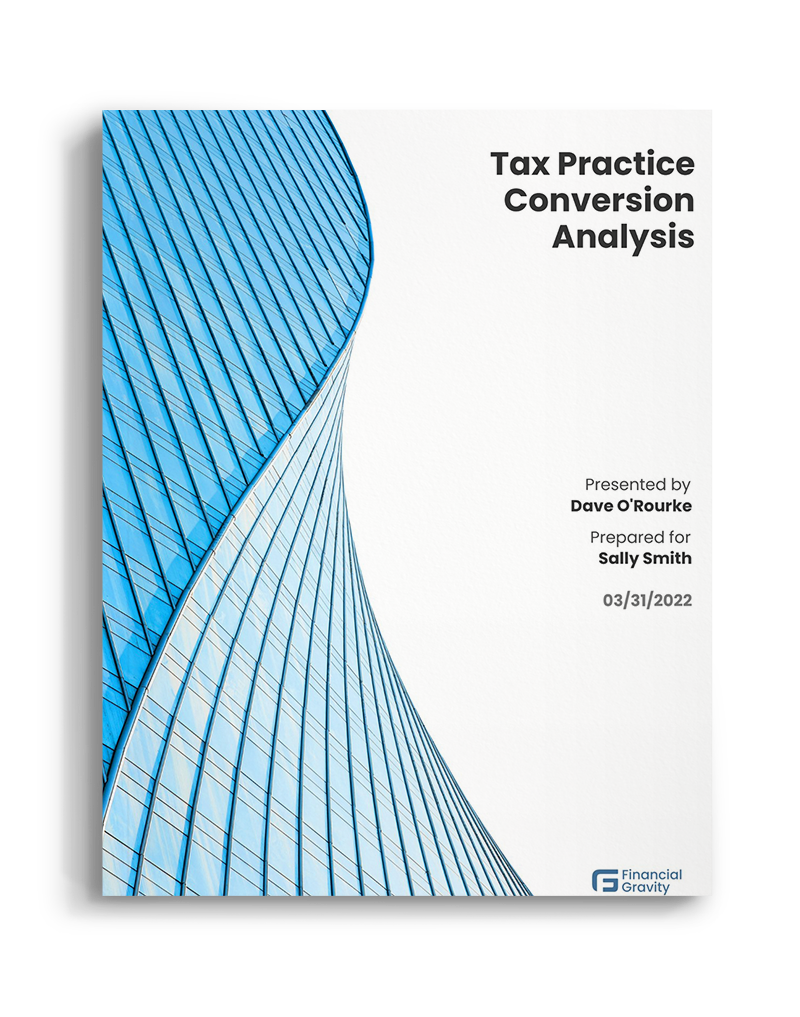 Tax practice conversion analysis offer 1